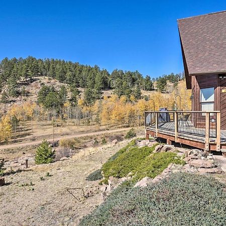 Mtn-View Cabin With Deck, 3 Mi To Cripple Creek! Villa Bagian luar foto