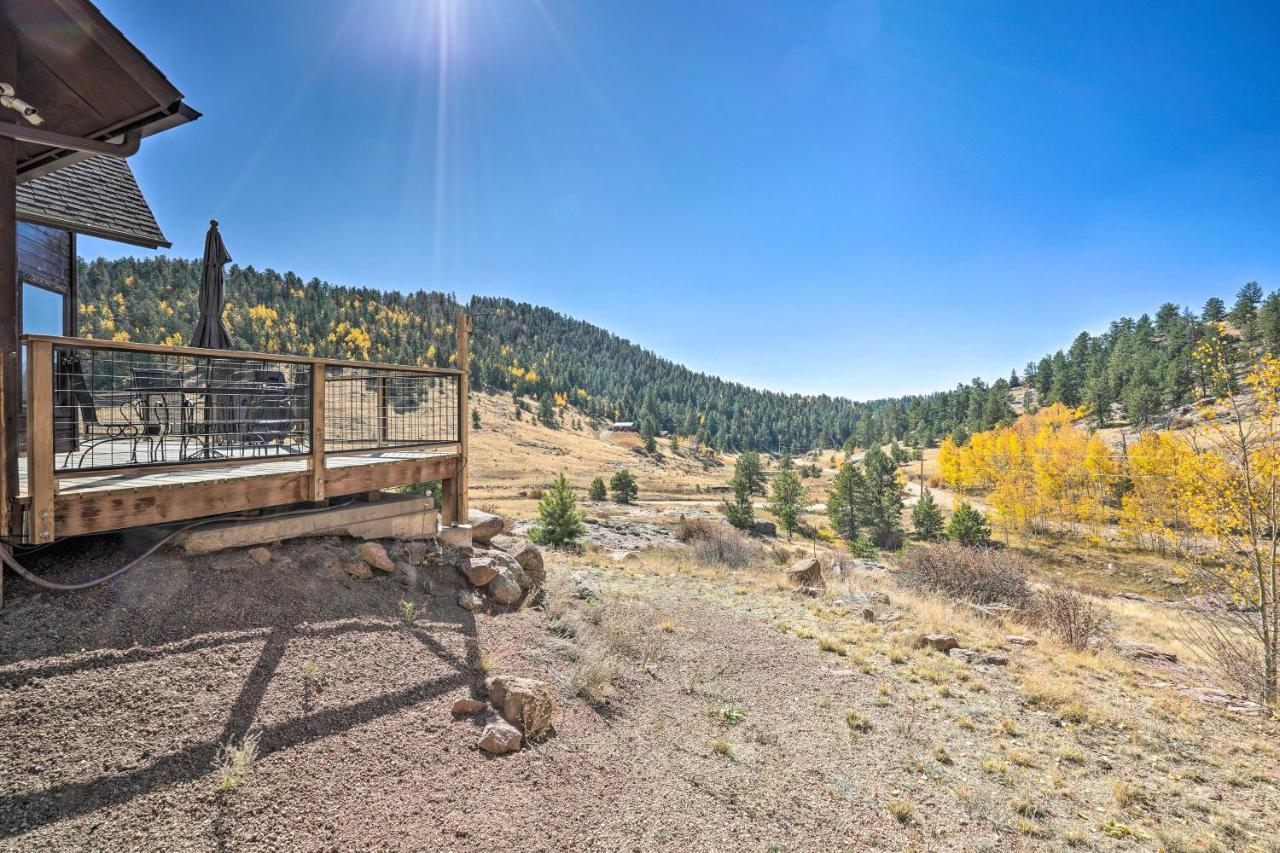 Mtn-View Cabin With Deck, 3 Mi To Cripple Creek! Villa Bagian luar foto