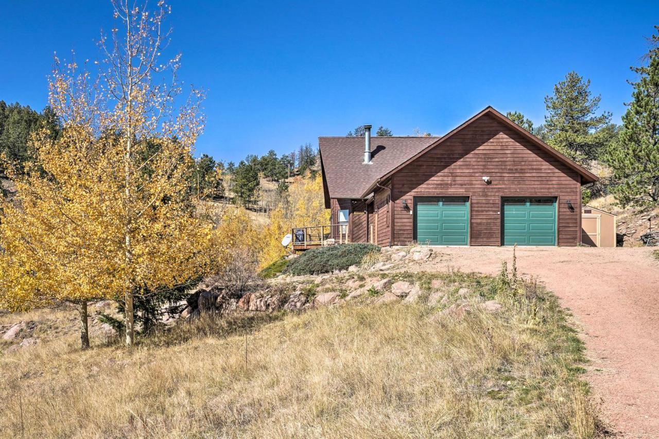 Mtn-View Cabin With Deck, 3 Mi To Cripple Creek! Villa Bagian luar foto